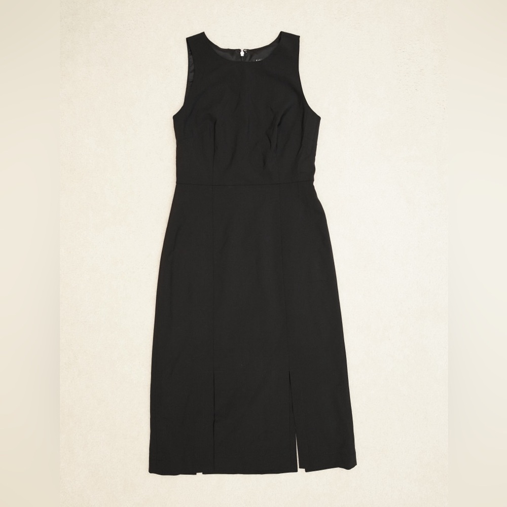 J. Crew Side-slit shift dress in Italian stretch wool Sz 2 NWT Minimalist Career